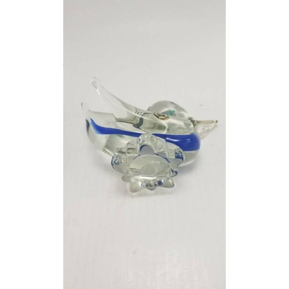 Vintage Art Glass Duck Figurine Paperweight, Vidrios Artisticos del Norte - Picture 5 of 7